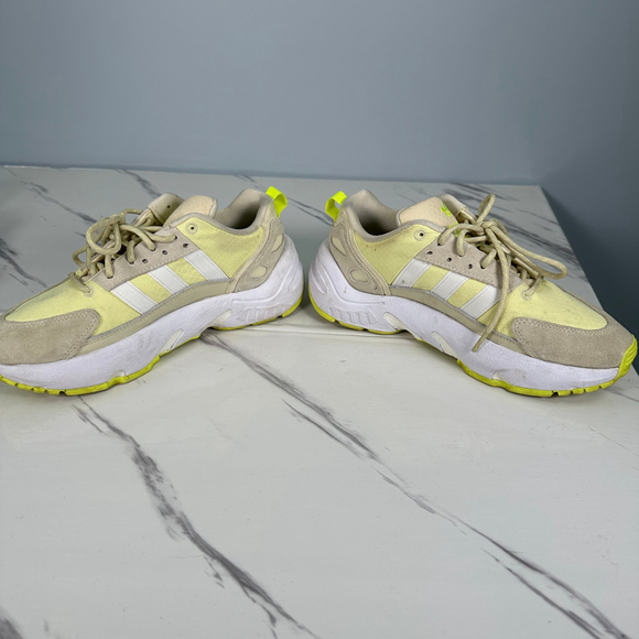 adidas ZX22 Boost Neon Yellow Sneakers 7.5 - Picture 9 of 9